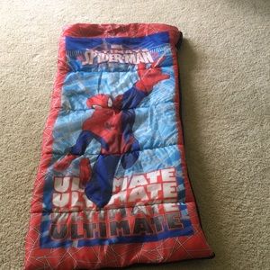 Spider-Man sleeping bag